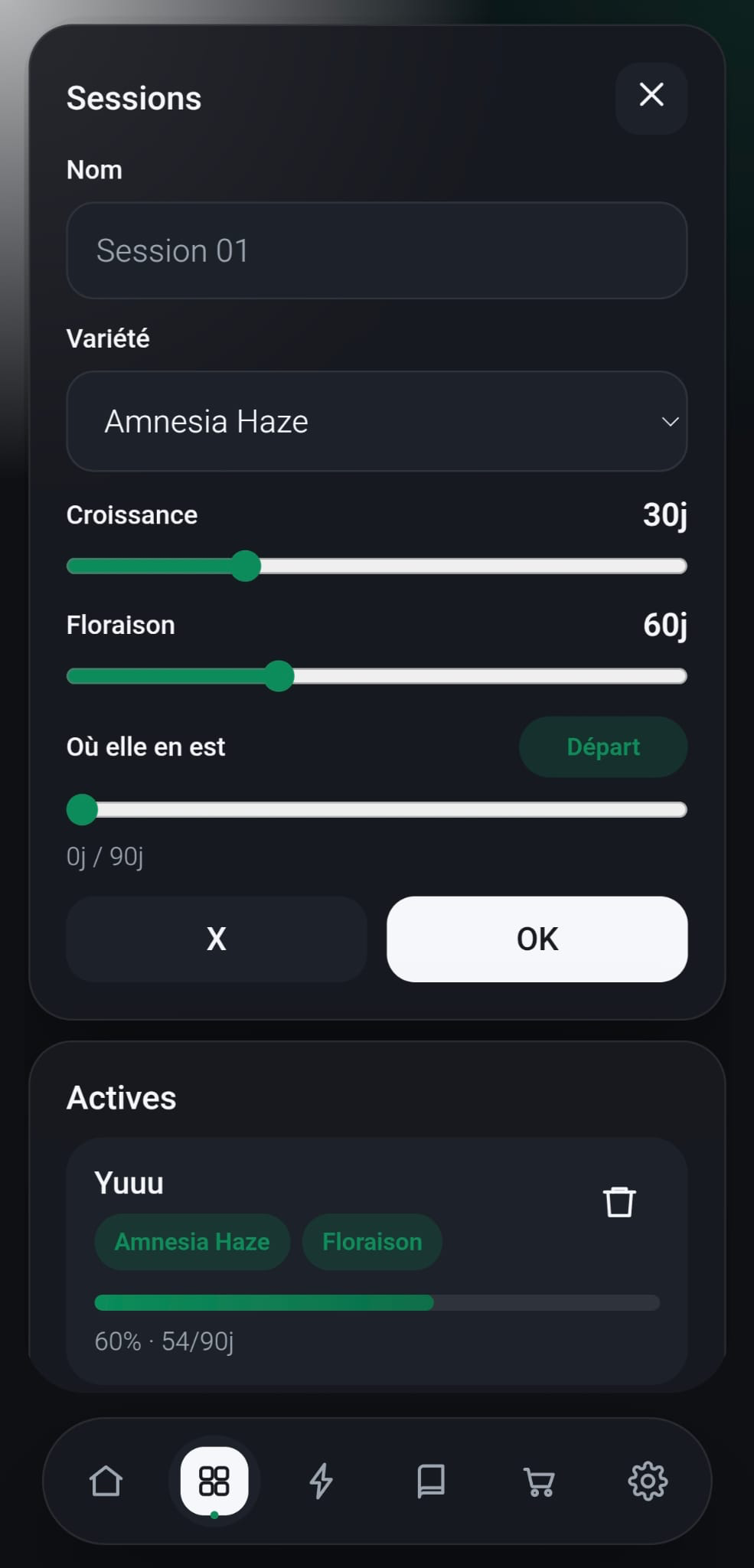Ecran 3 de l'application Kultiv